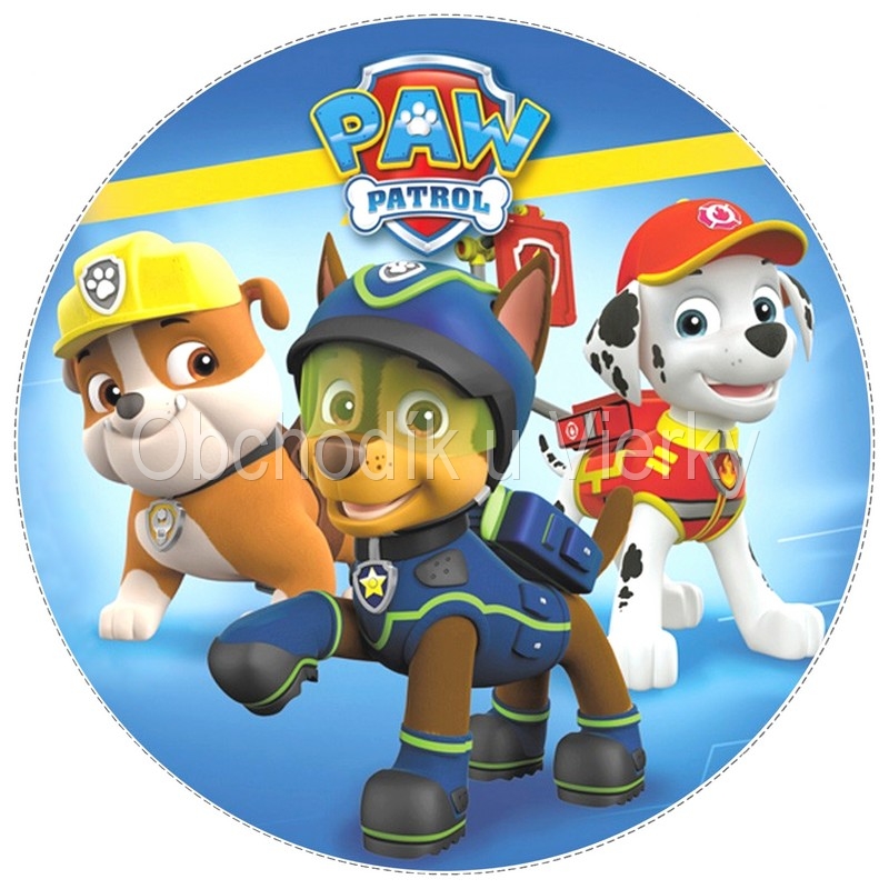 Jedlý obrázok Paw Patrol č. 8134,02